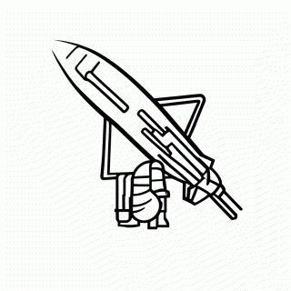 Onibus Espacial para colorir