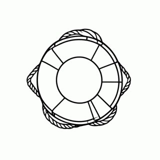 Salva Vidas para colorir