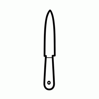Faca De Chef para colorir