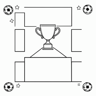 Chaveamento das Quartas para Preencher e Colorir para colorir