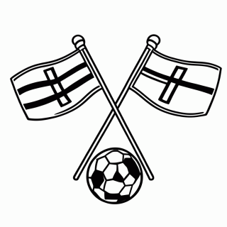 Noruega x Inglaterra (Quartas) para Colorir para colorir
