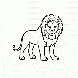 Mufasa Rei Poderoso para colorir