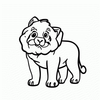 Pumba Javali Amigo — Rei Leao para Colorir