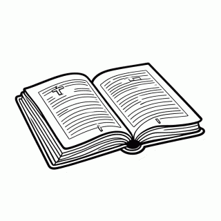 Biblia Livro para colorir