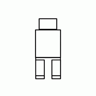 Avatar Roblox Classico — Roblox para Colorir
