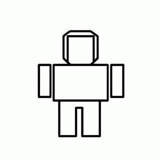 Avatar Roblox Meninas para colorir