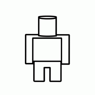 Avatar Roblox Meninos para colorir