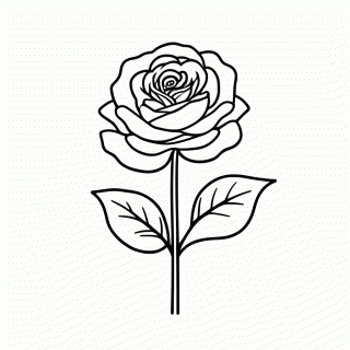 Rosa Cha Aroma para colorir