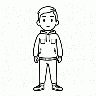 Jogador Uniforme Verde para colorir