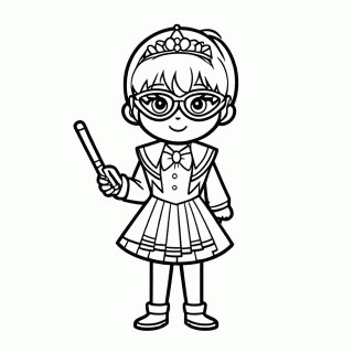 Tuxedo Mask Cartola para colorir