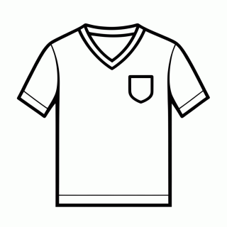 Camisa Reserva da África do Sul para colorir