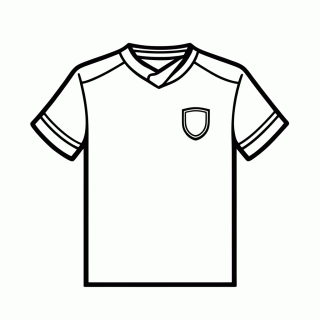 Camisa Reserva da Alemanha para colorir
