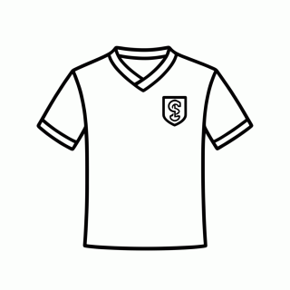 Camisa Reserva da Argélia para colorir