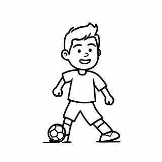 Ismaël Bennacer (Argélia) para colorir