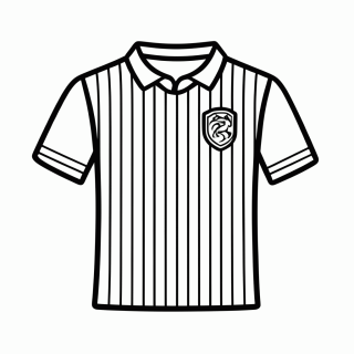 Camisa Titular da Argentina para colorir