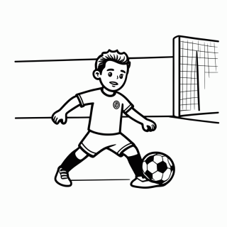 Julián Álvarez (Argentina) para colorir