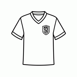 Camisa Reserva da Austrália para colorir