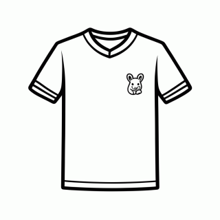 Camisa Titular da Austrália para colorir