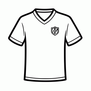 Camisa Reserva da Áustria para colorir
