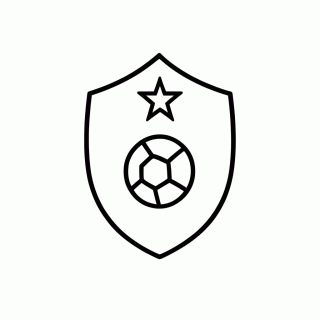 Escudo da Seleção da Áustria para colorir