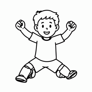 Comemoração do Gol para colorir