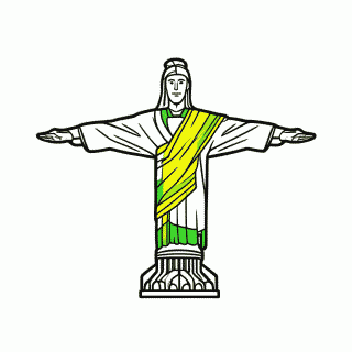 Cristo Redentor com Bola