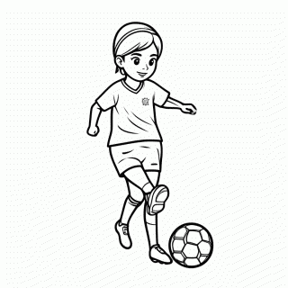 Seleção Feminina do Brasil para colorir