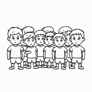 Seleção Perfilada para a Foto para colorir