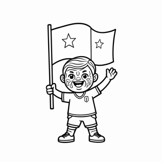 Torcedor de Cabo Verde para colorir