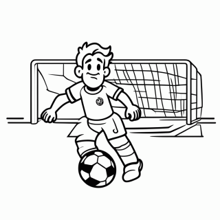 Jonathan David (Canadá) para colorir