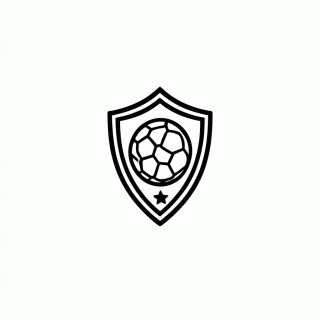 Escudo da Seleção da Costa do Marfim para colorir