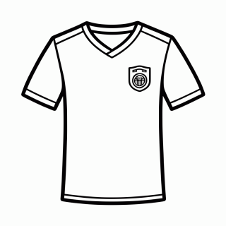 Camisa Reserva do Egito para colorir