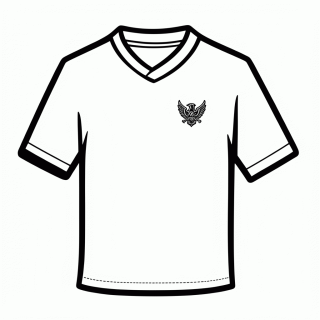 Camisa Titular do Egito para colorir