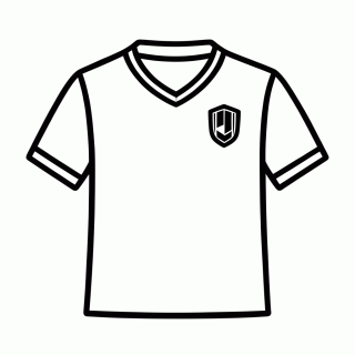 Camisa Reserva do Equador para colorir