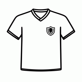 Camisa Reserva da Escócia para colorir