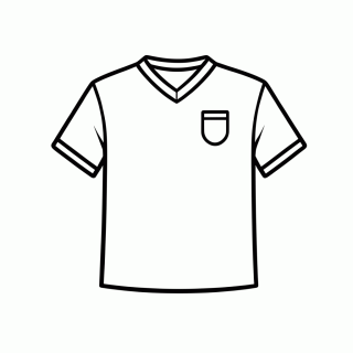 Camisa Reserva da Espanha para colorir