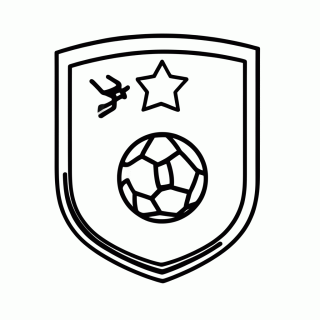 Escudo da Seleção da Espanha — Seleção da Espanha para Colorir