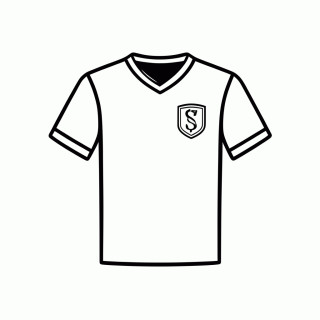 Camisa Reserva dos Estados Unidos para colorir