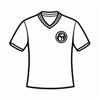 Camisa Reserva da Holanda para colorir
