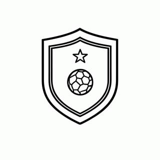 Escudo da Seleção da Holanda para colorir