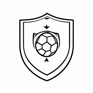 Escudo da Seleção da Inglaterra — Seleção da Inglaterra para Colorir