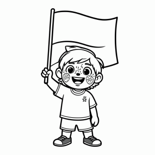 Torcedor da Inglaterra — Seleção da Inglaterra para Colorir