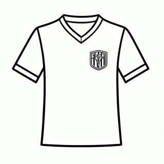 Camisa Reserva do Irã para colorir