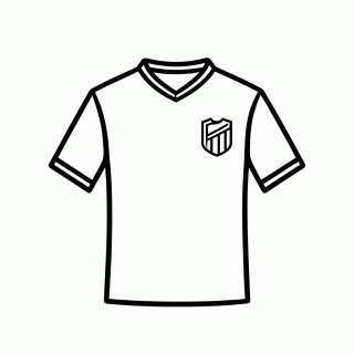 Camisa Reserva do Iraque para colorir