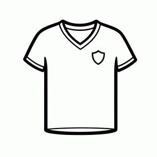 Camisa Reserva do Japão para colorir