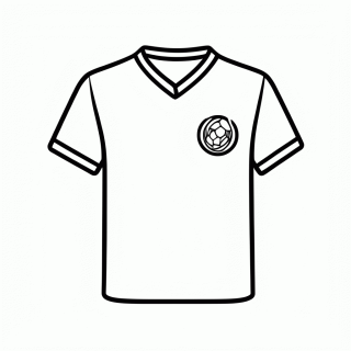 Camisa Reserva do Marrocos para colorir