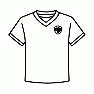 Camisa Reserva da Noruega para colorir