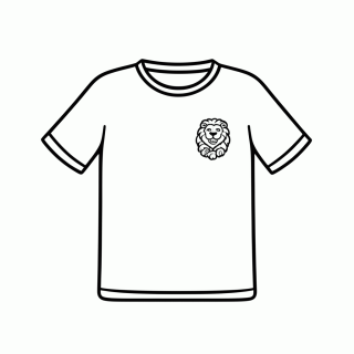 Camisa Titular da Noruega para colorir