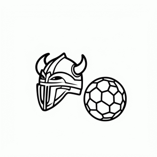 Viking da Noruega para colorir