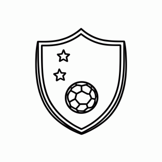 Escudo da Seleção da Nova Zelândia para colorir